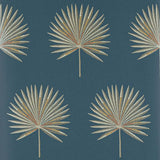 Fortunei Navy/Silver — Jane Churchill behang