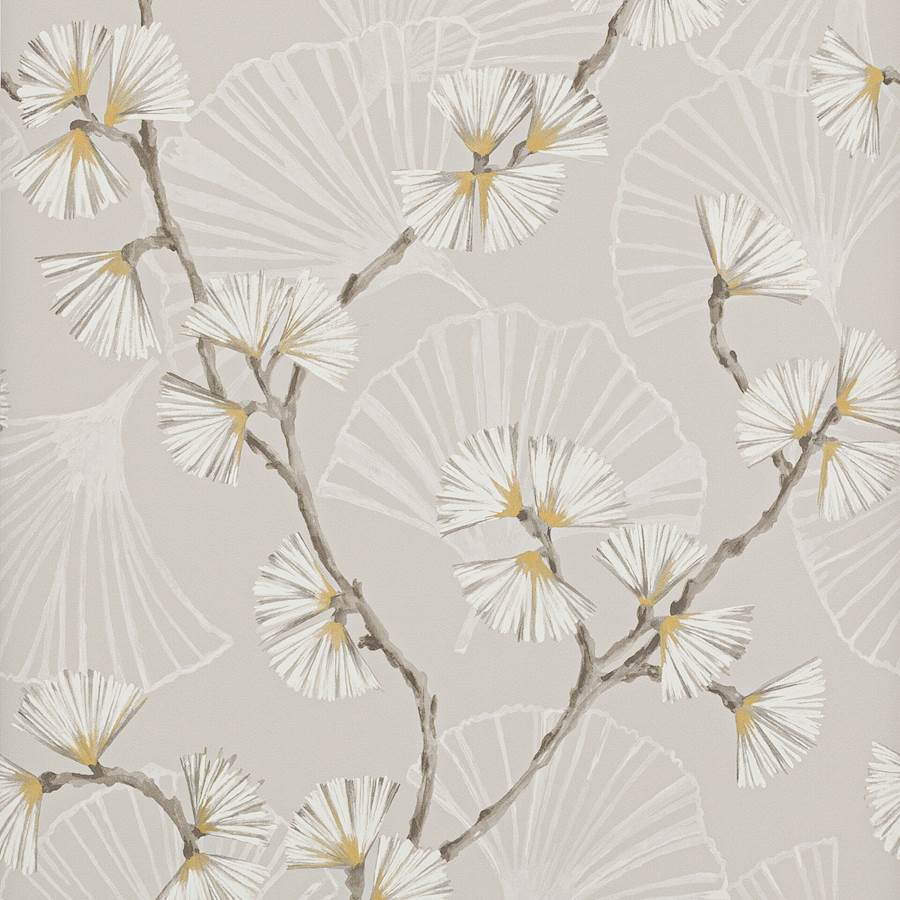 Snow Flower Natural — Jane Churchill -tapetti