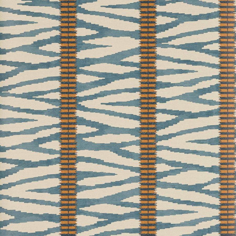 Wilder Indigo — Jane Churchill behang