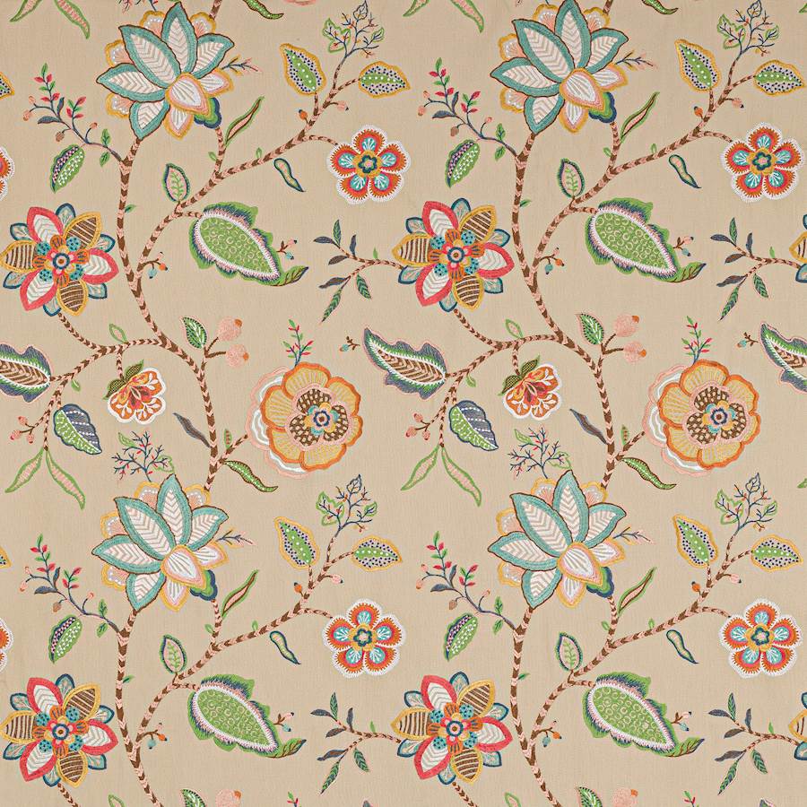Havana Copper/Aqua — Jane Churchill -kangas