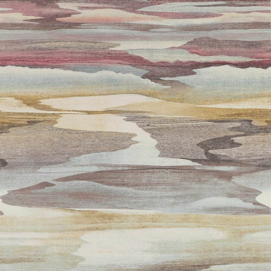 Cloudscape Purple/Gold — Jane Churchill -tapetti