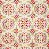 Chintal Charcoal/Red — Jane Churchill stof