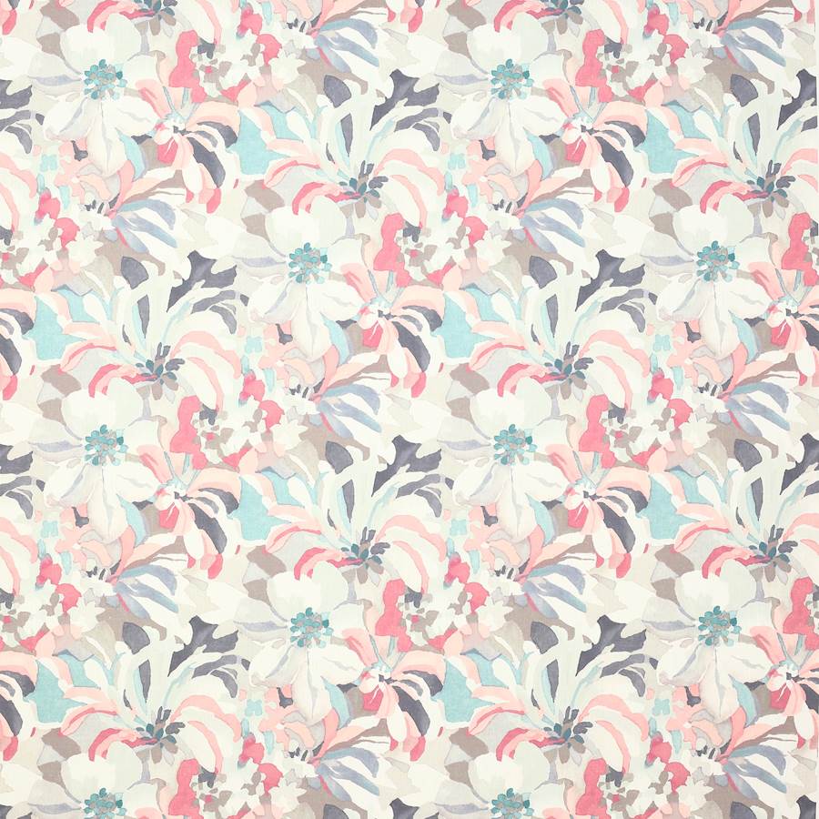 Hot House Pink/Teal — Jane Churchill stof
