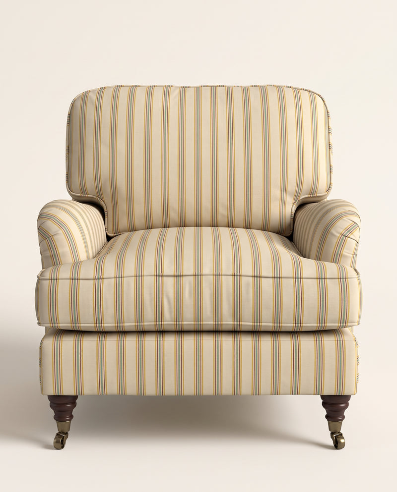Melcombe Stripe Tyg — Colefax & Fowler
