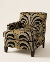 Jio Fulham armchair upholstered in Conway Antique Bronze