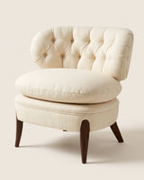 Jio Schulz armchair upholstered in Cabris Neige