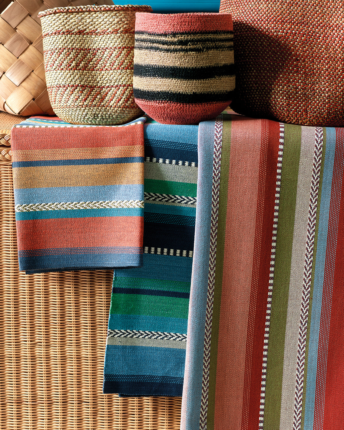 Kansa Stripe sfeerbeeld — Jane Churchill stof