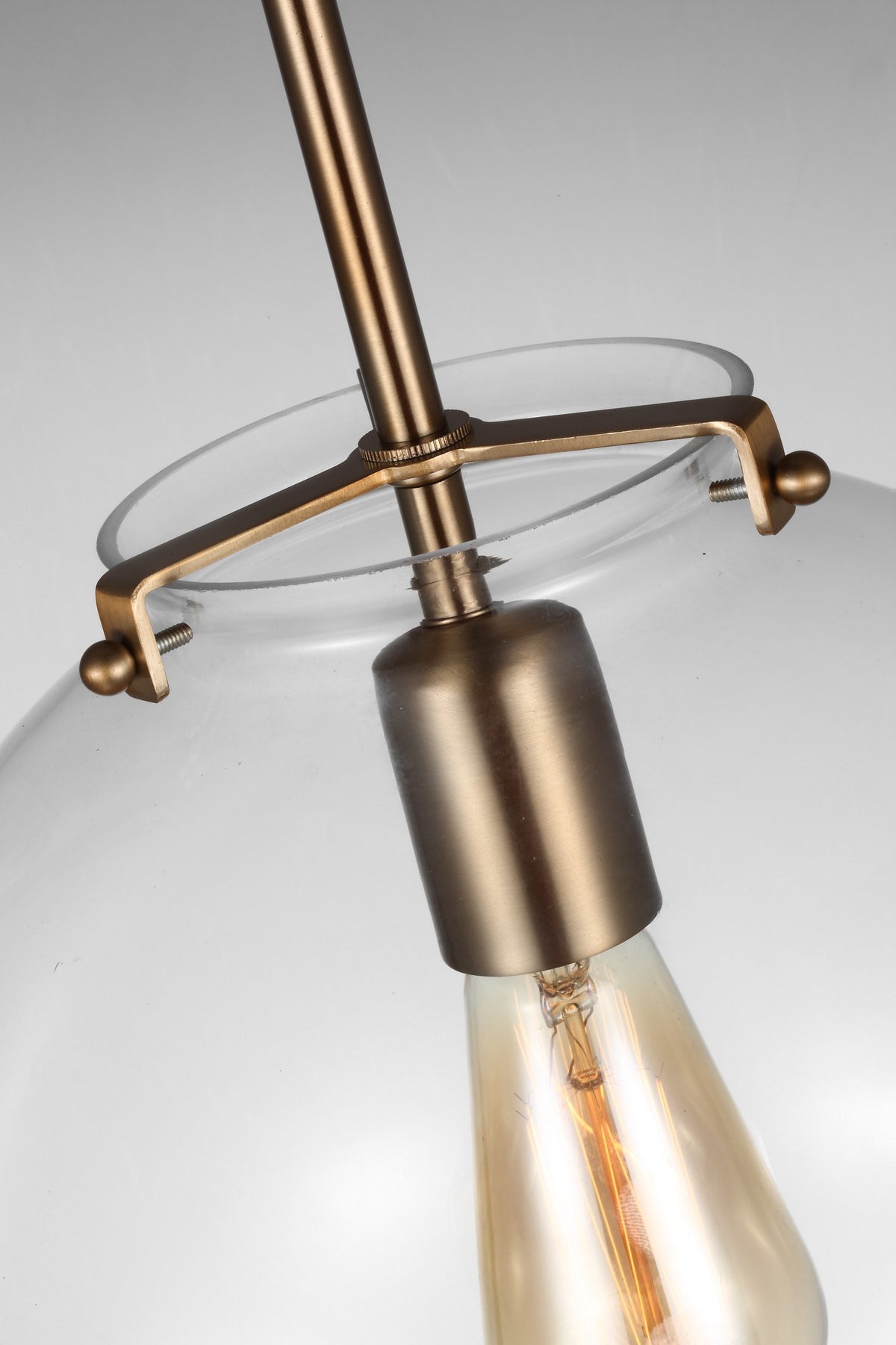 Kate One Light Sphere Pendant detail