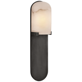Melange Wandlamp Medium – Bronze With Alabaster Shade