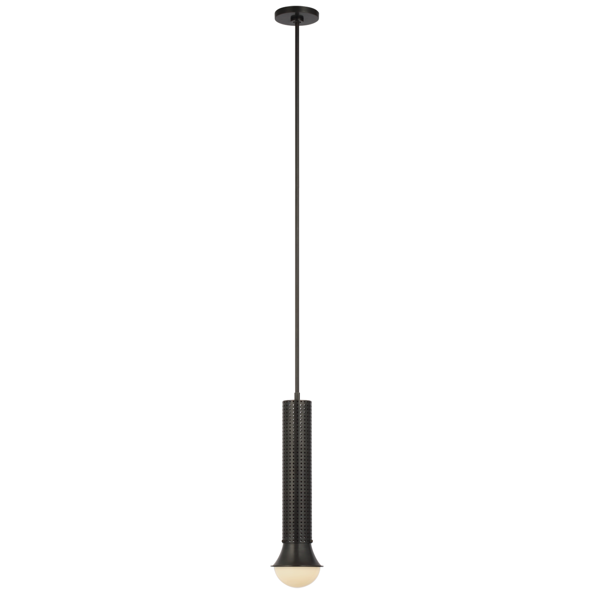 Precision Pendant Slim – Bronze With White Glass