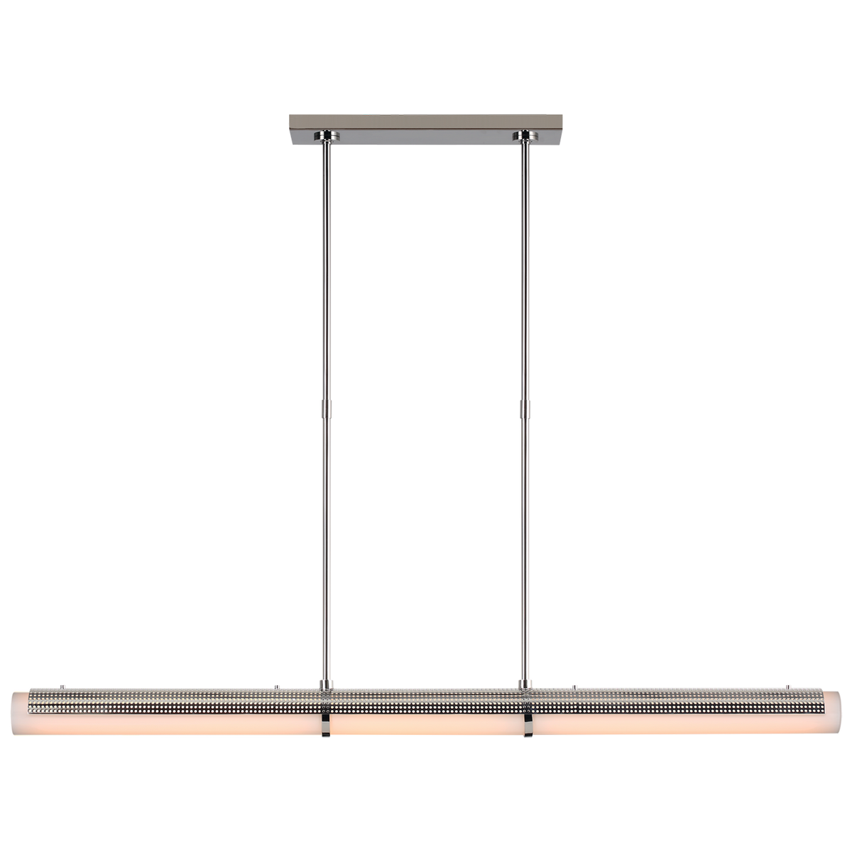 Precision-kattovalaisin – Polished Nickel With White Glass