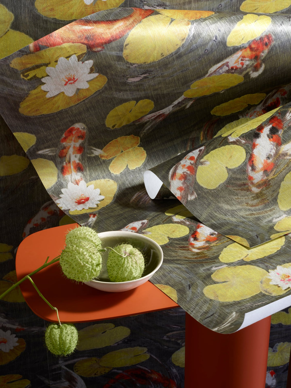 Le Bassin aux Nenuphars room setting — Pierre Frey wallpaper