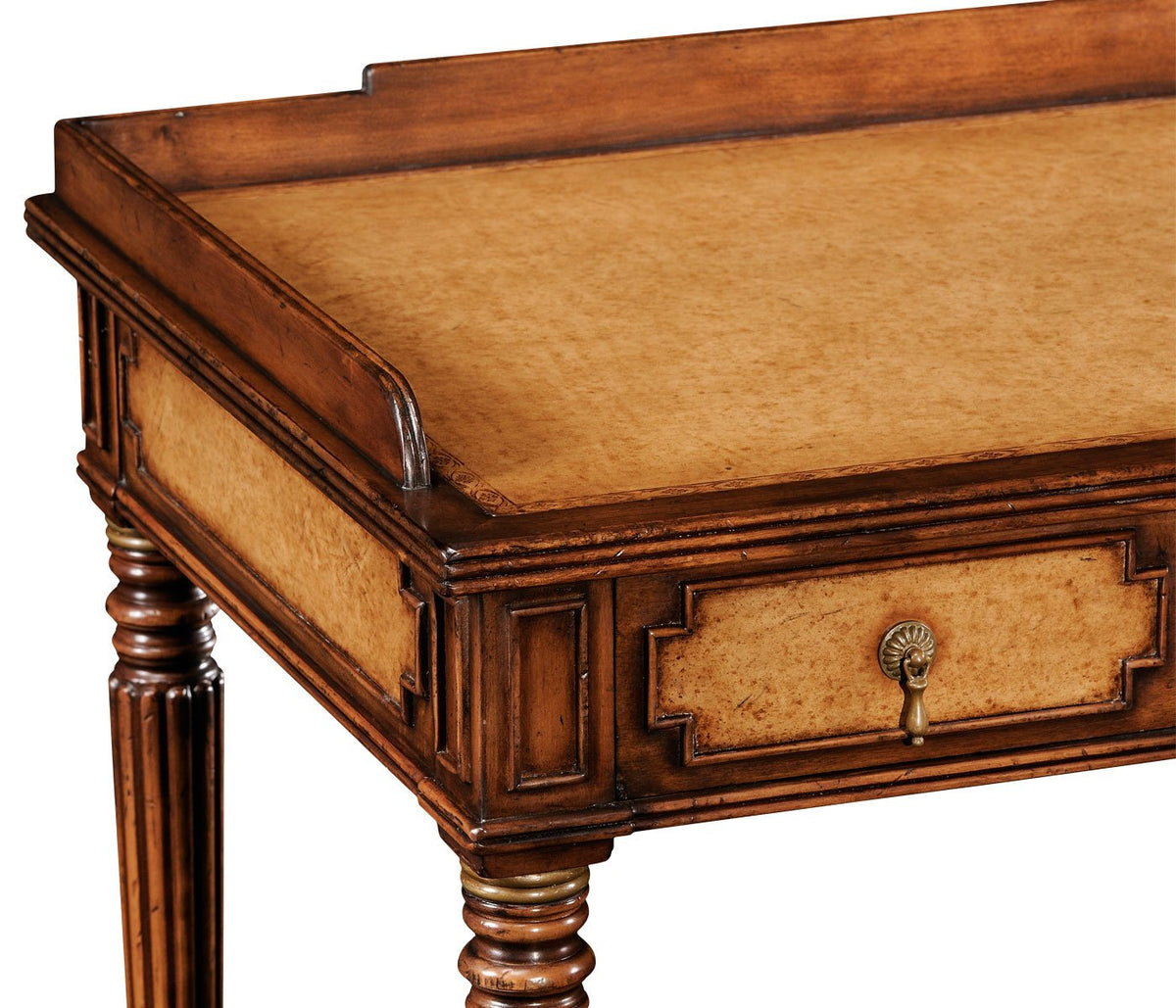Dressing table Monarch with leather Inset drawers