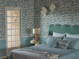 Les Dunes room setting — Pierre Frey wallpaper