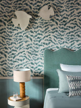Les Dunes room setting — Pierre Frey wallpaper