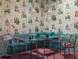 Les Folies room setting — Pierre Frey wallpaper