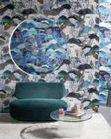 Les Maldives room setting — Pierre Frey wallpaper