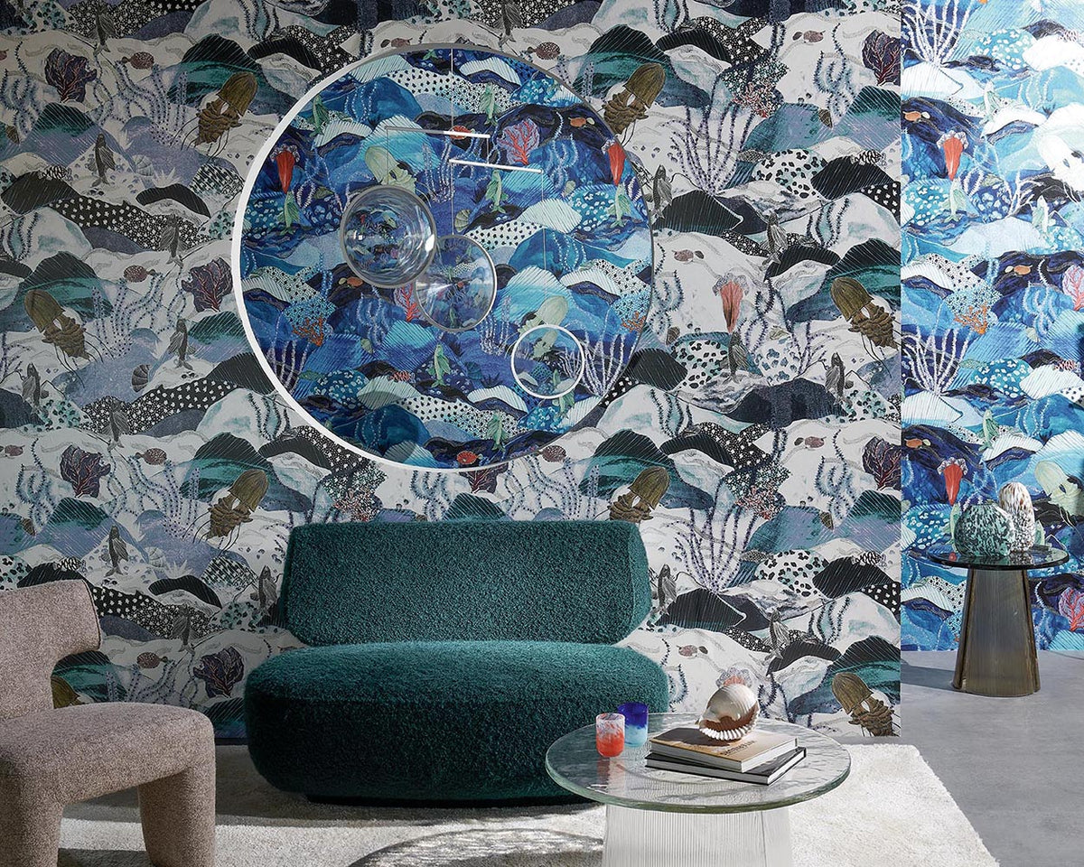 Les Maldives room setting — Pierre Frey wallpaper
