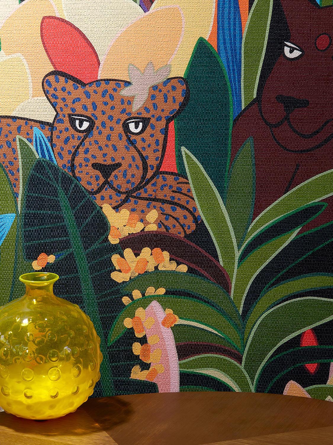Les Rois de la Jungle miljöbild — Pierre Frey tapet