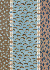 Asha Stripe Blue Almond — Lewis & Wood stof