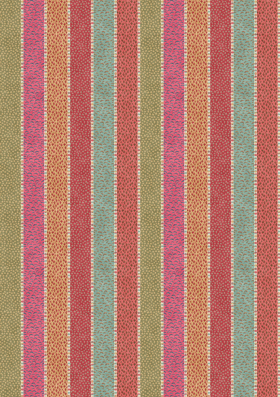 Asha Stripe Jaipur Spice – volle breedte — Lewis & Wood stof