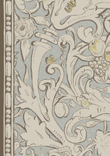 Bacchus Grigio – close-up — Lewis & Wood behang