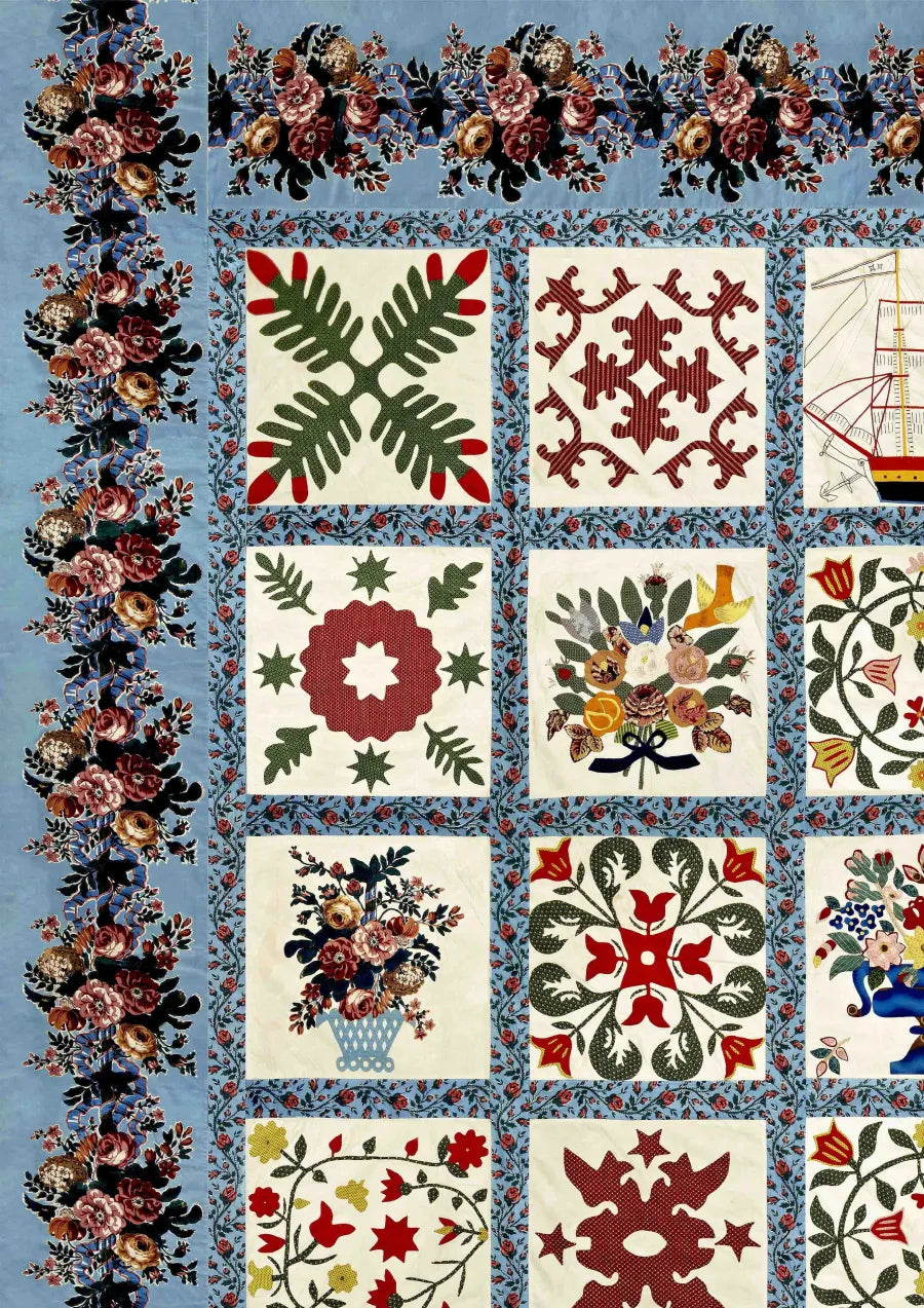 Baltimore Quilt Document – Nahaufnahme — Lewis & Wood Stoff