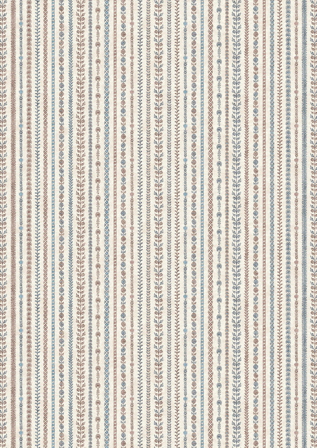 Bandana Blue Almond – volle breedte — Lewis & Wood stof
