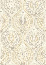 Benaki Beige Biscuit – Nahaufnahme — Lewis & Wood Tapete