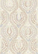Benaki Blue Mink – Nahaufnahme — Lewis & Wood Tapete