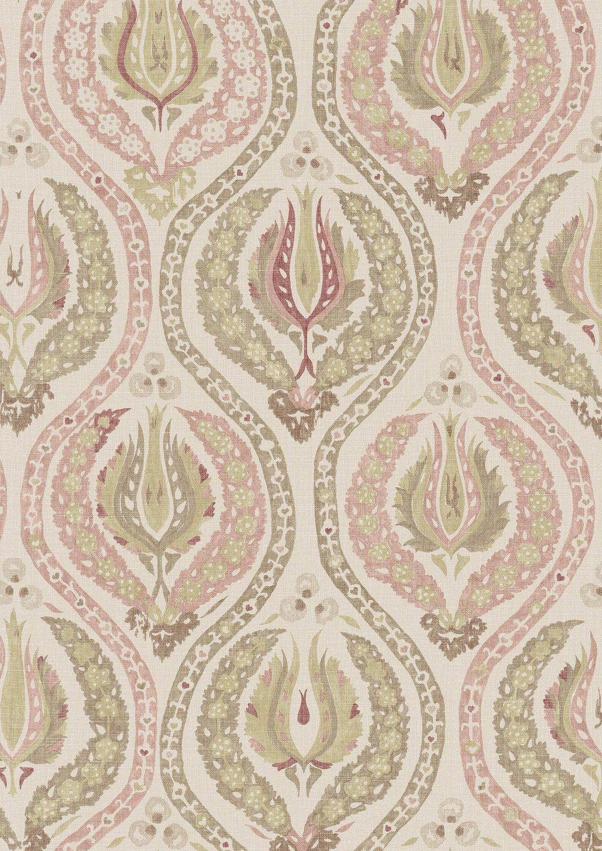Benaki Cocoa Rose – Nahaufnahme — Lewis & Wood Stoff