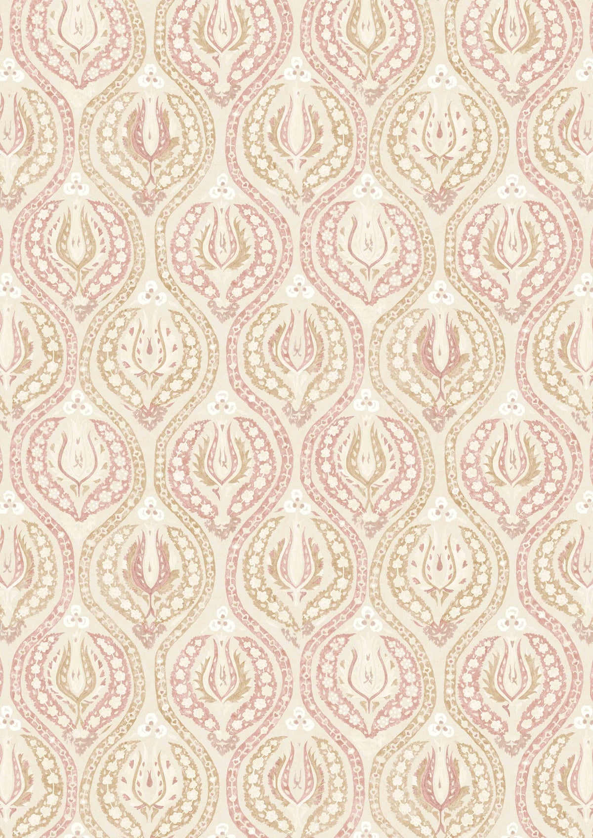 Benaki Pink Cocoa – volle Breite — Lewis & Wood Tapete