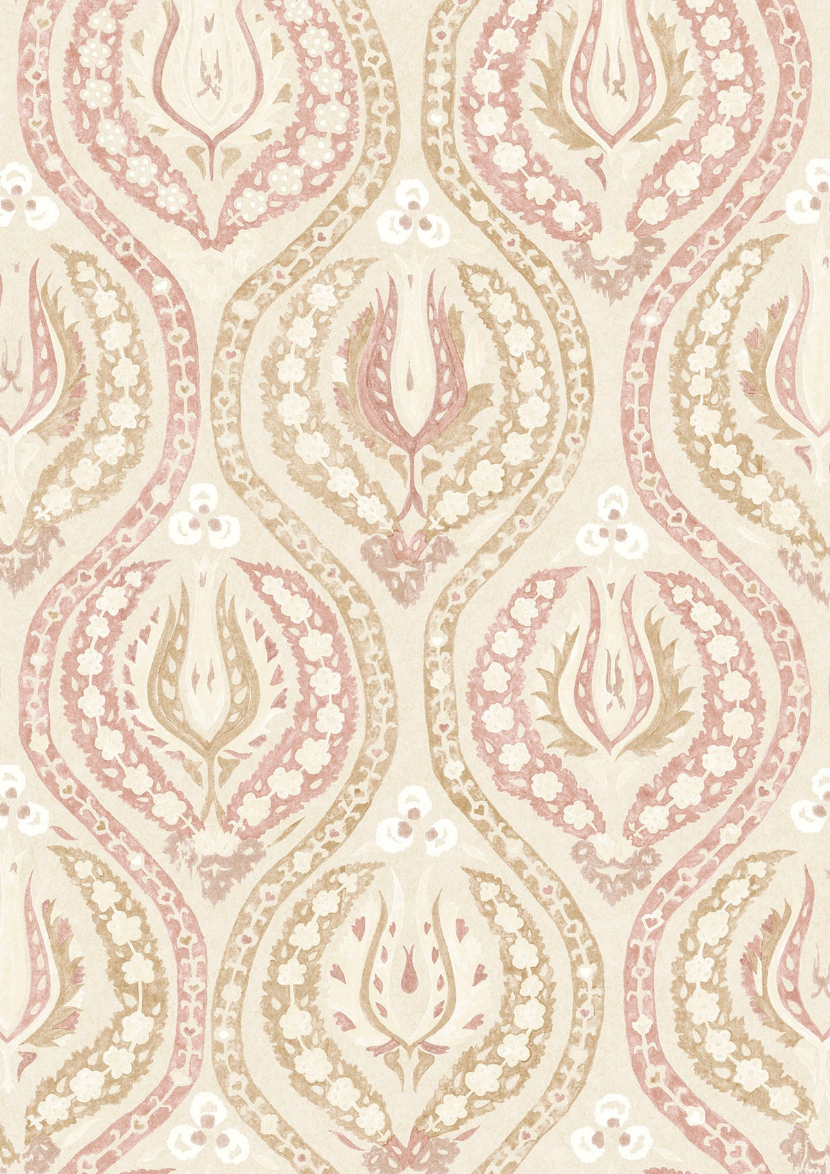 Benaki Pink Cocoa – Nahaufnahme — Lewis & Wood Tapete