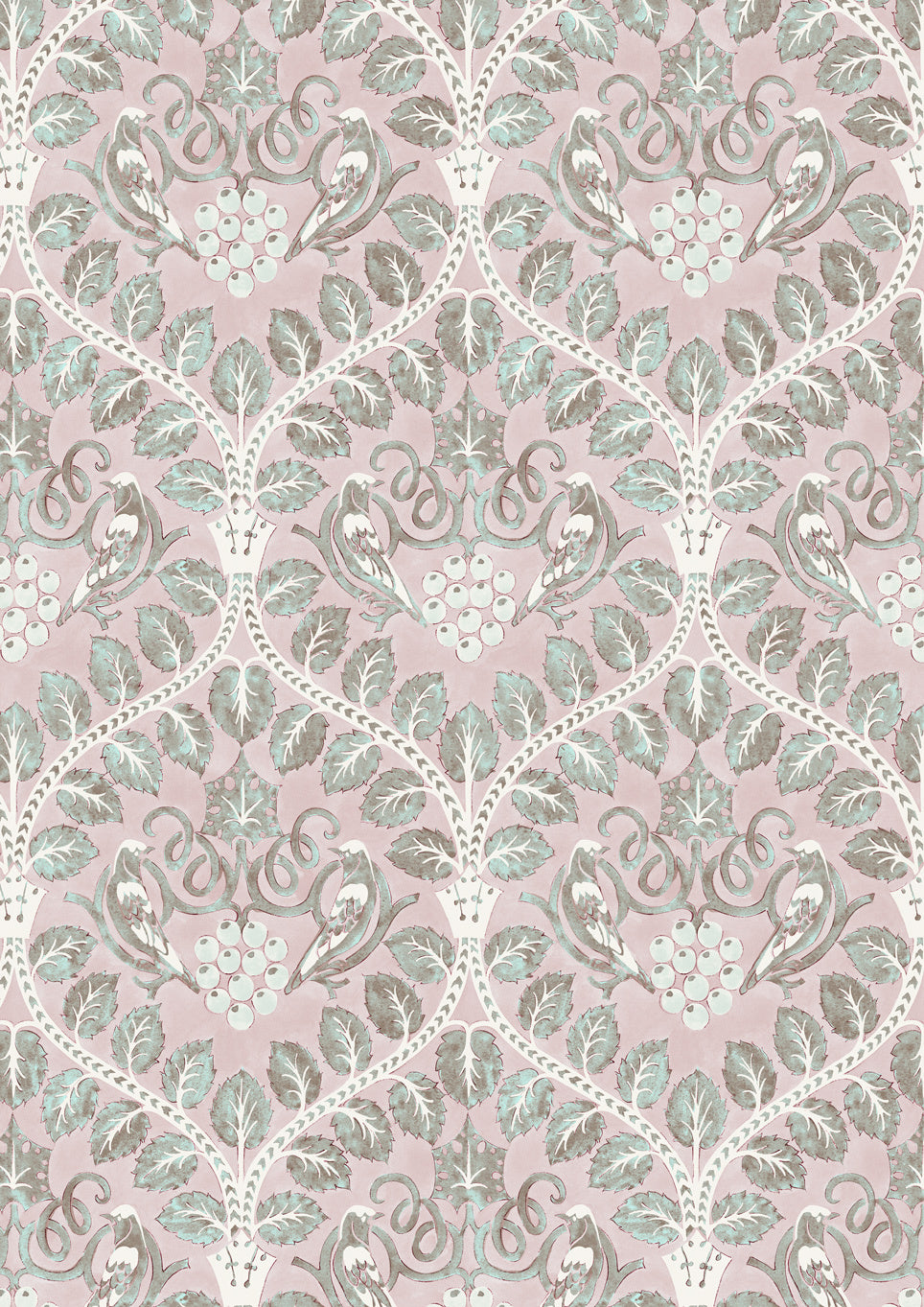 Berry Brothers Sherbet – närbild — Lewis & Wood tyg