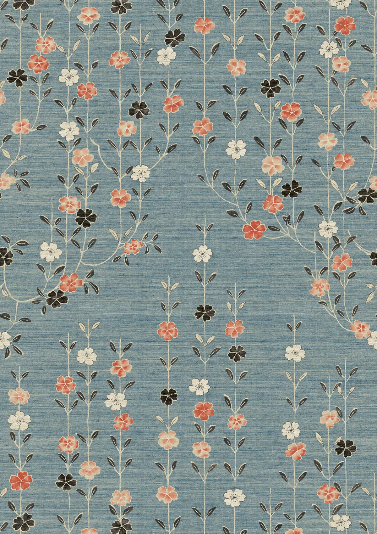 Blossom Coral Sea – Nahaufnahme — Lewis & Wood Stoff