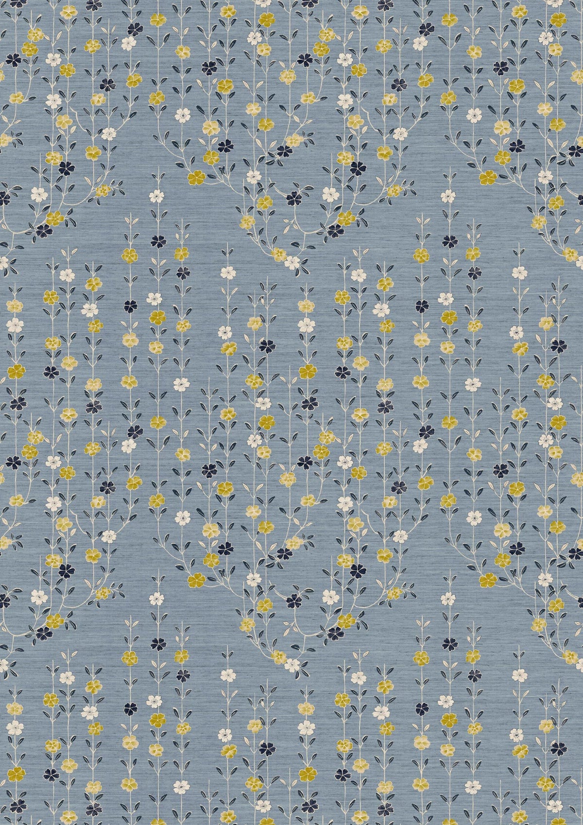 Blossom Saffron Sky – volle Breite — Lewis & Wood Stoff