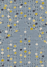 Blossom Saffron Sky – Nahaufnahme — Lewis & Wood Stoff