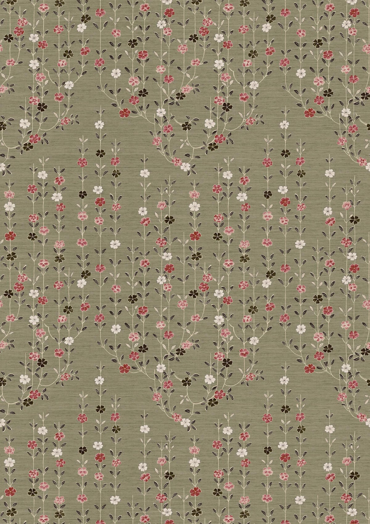 Blossom Tea Rose – volle Breite — Lewis & Wood Stoff