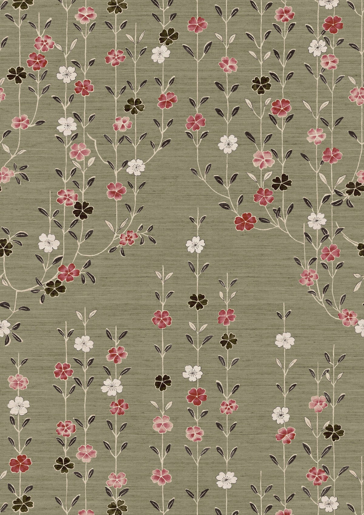 Blossom Tea Rose – Nahaufnahme — Lewis & Wood Stoff