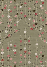 Blossom Tea Rose – Nahaufnahme — Lewis & Wood Stoff