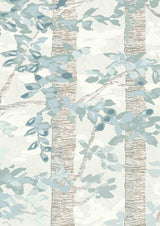 Bosky Blue Yonder — Lewis & Wood behang