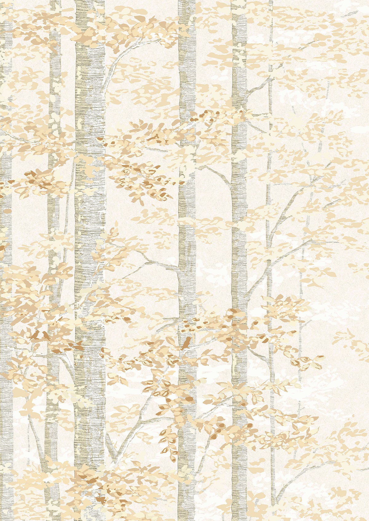 Bosky Bracken – close-up — Lewis & Wood behang