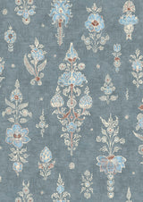 Citadel Blue Almond – close-up — Lewis & Wood stof