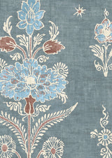 Citadel Blue Almond — Lewis & Wood behang