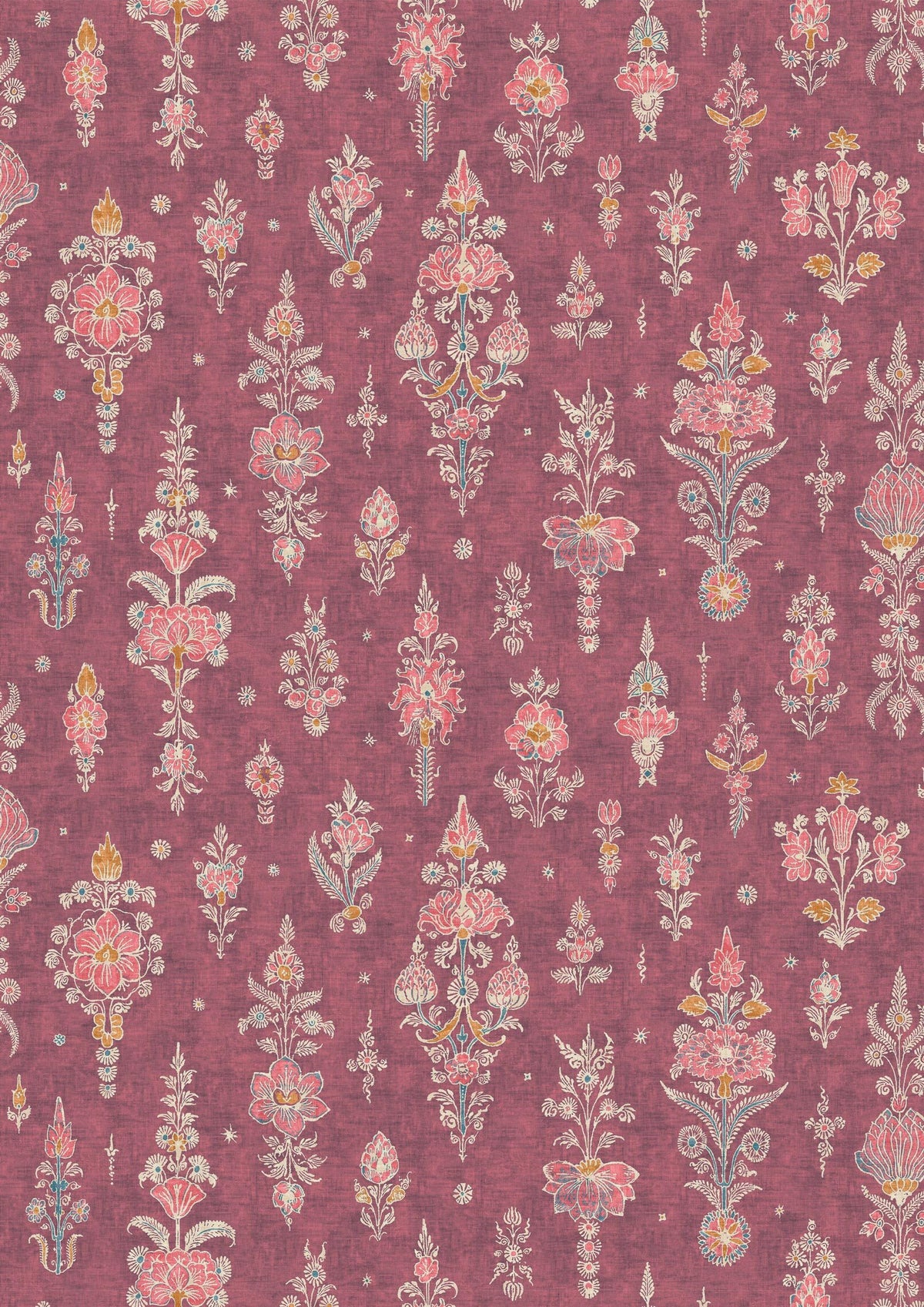 Citadel Turkish Rose – volle breedte — Lewis & Wood stof