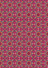 Conway Zinnia – close-up — Lewis & Wood stof