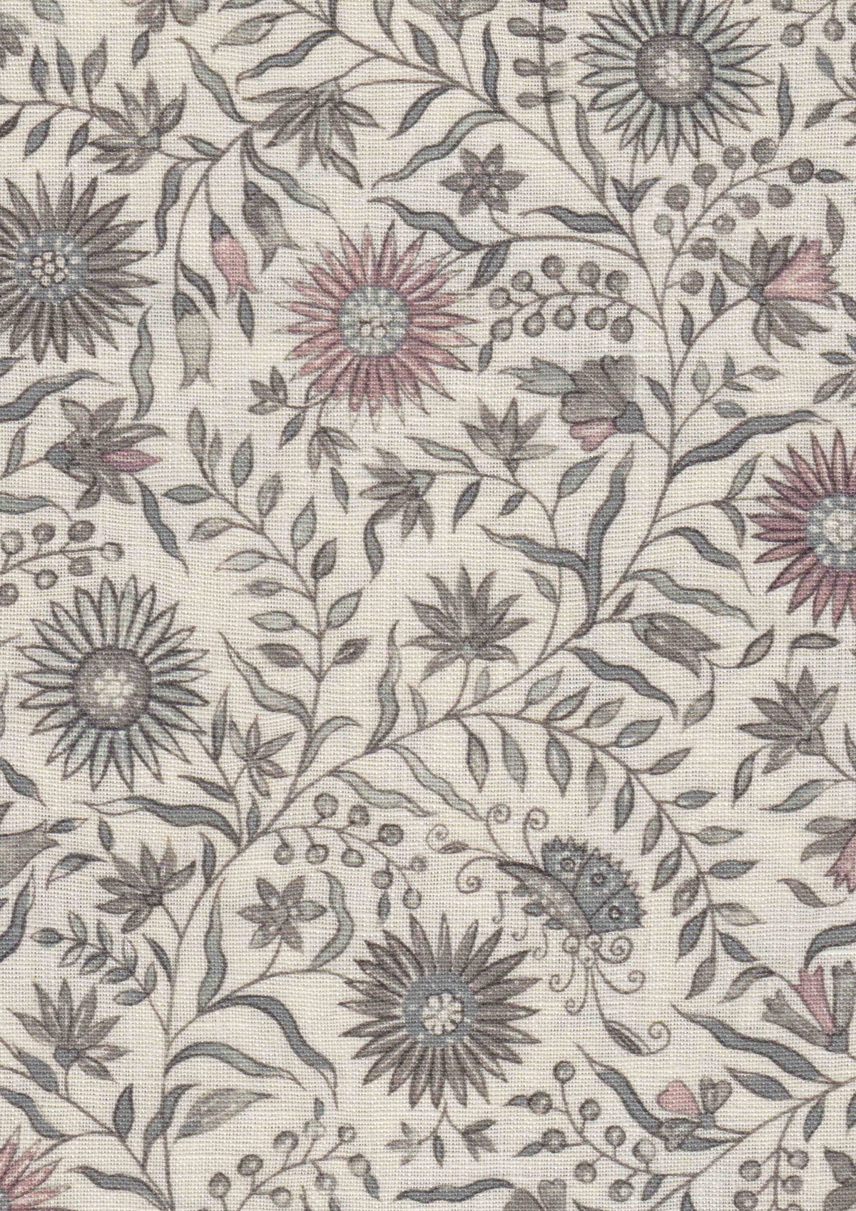 Daisy Chintz Amethyst — Lewis & Wood fabric