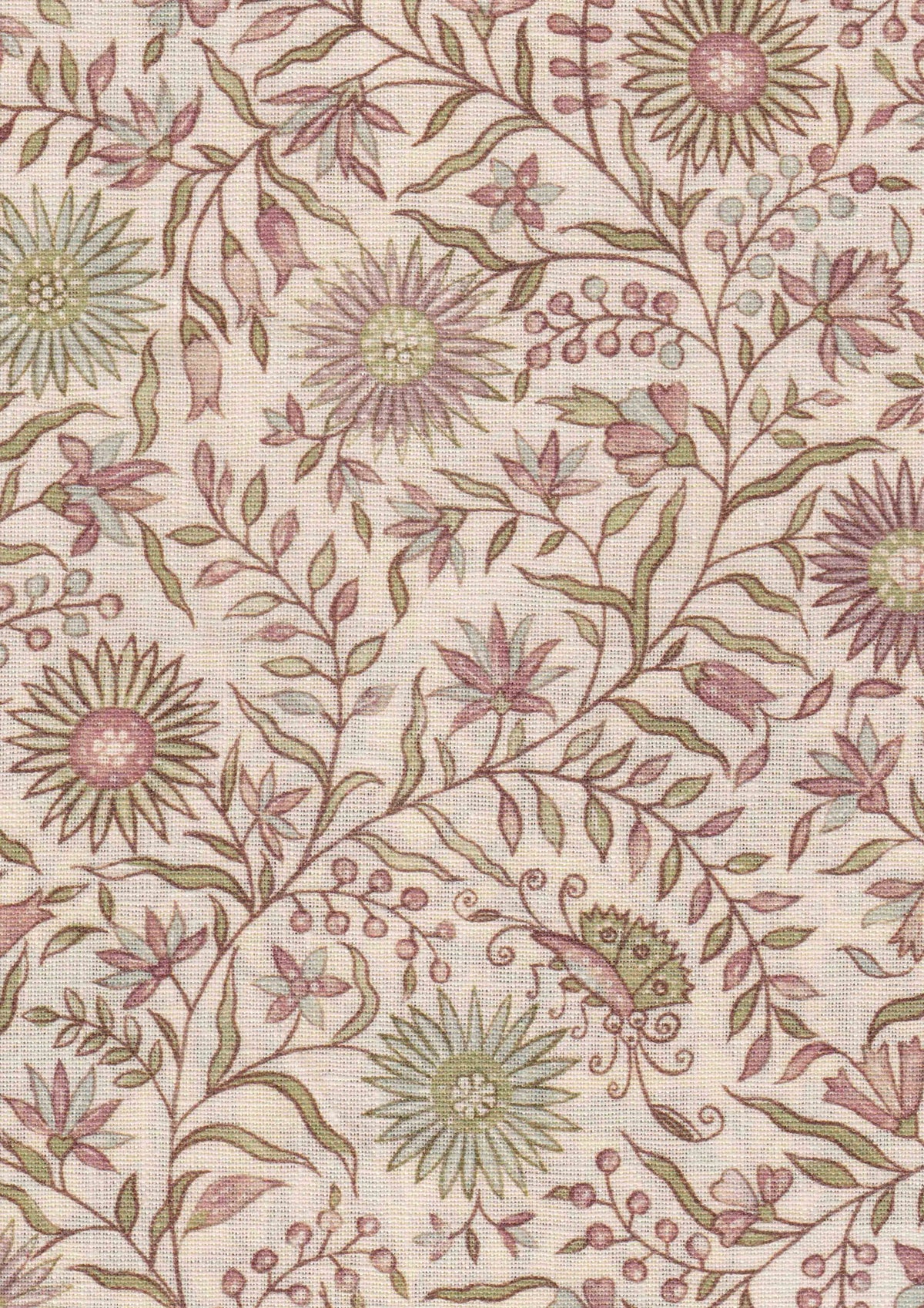 Daisy Chintz Mallow — Lewis & Wood fabric