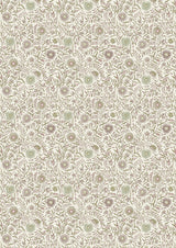 Daisy Chintz Mallow – close-up — Lewis & Wood fabric
