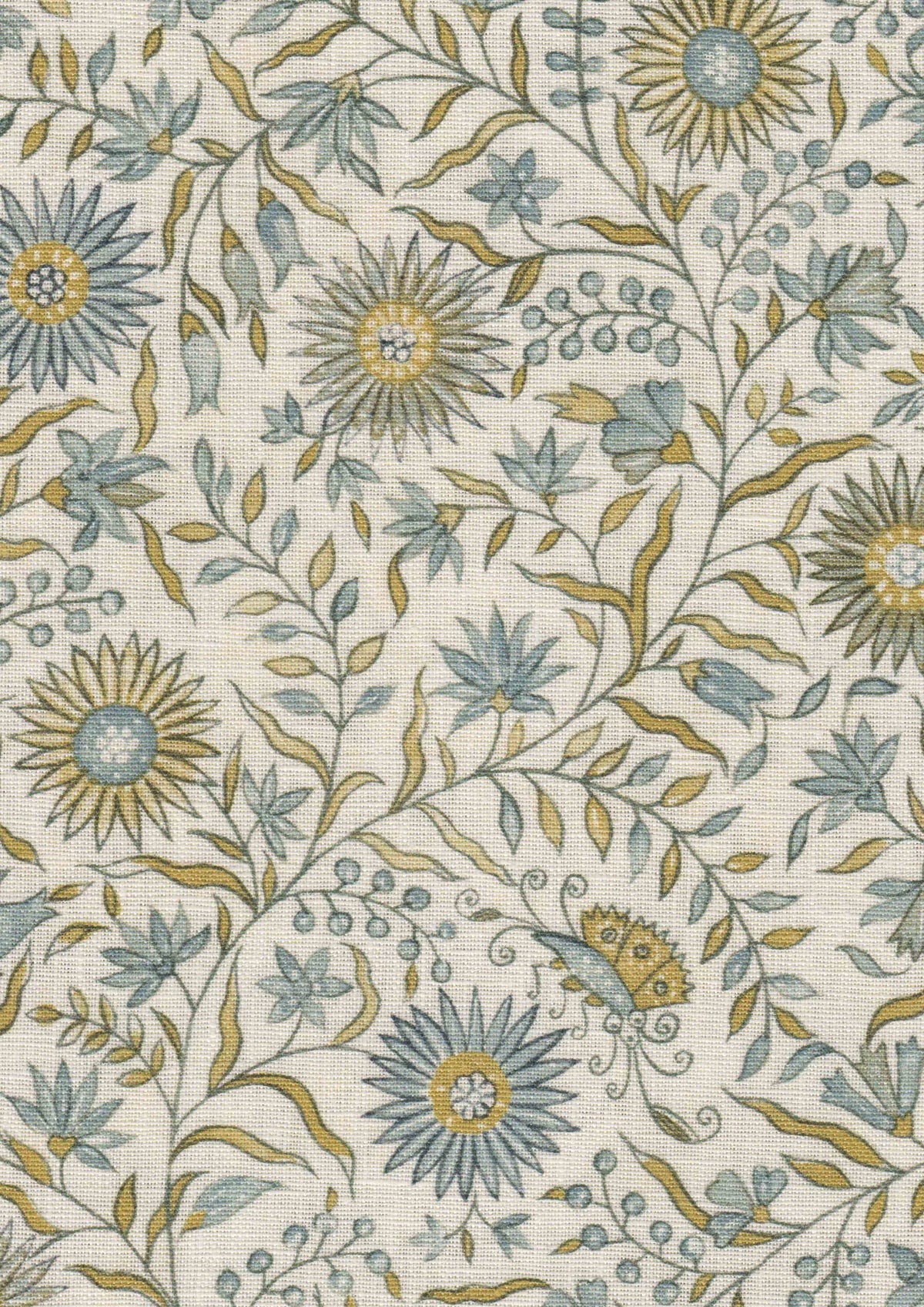 Daisy Chintz Quince — Lewis & Wood fabric